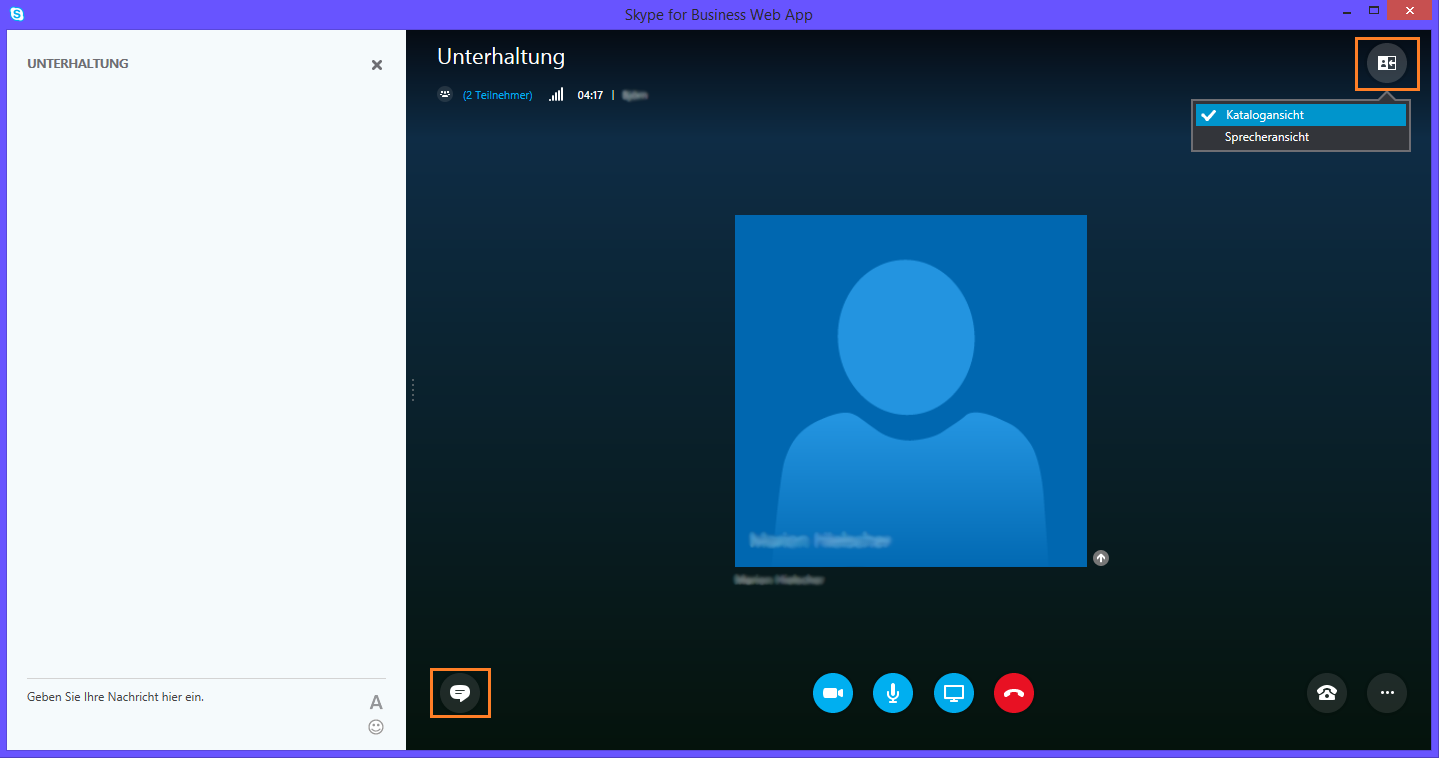 Lync Skype for Business Chat