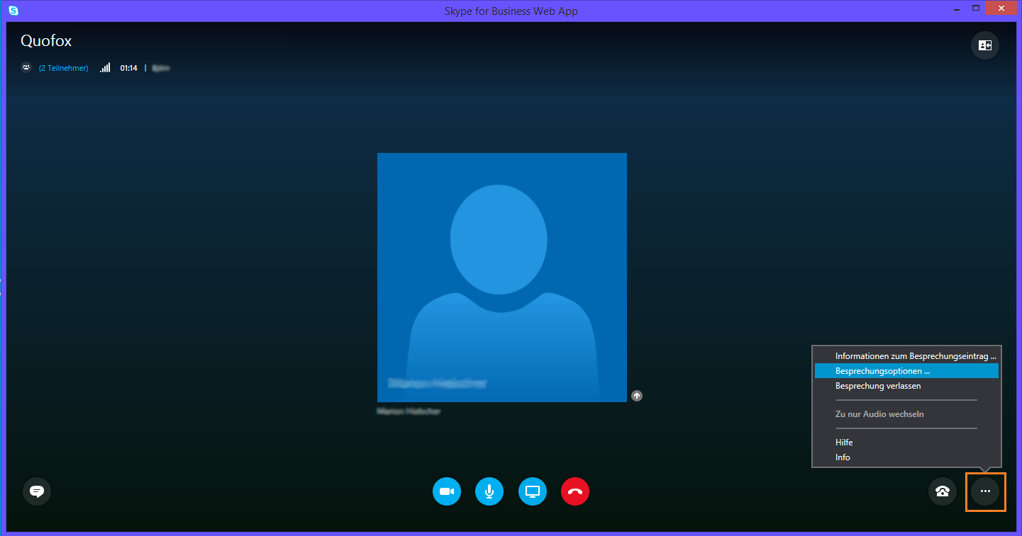 Lync Skype for Business Web App Virtueller Klassenraum 2