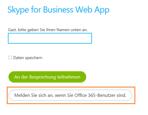 Lync Skype for Business Web App 2 Office 365